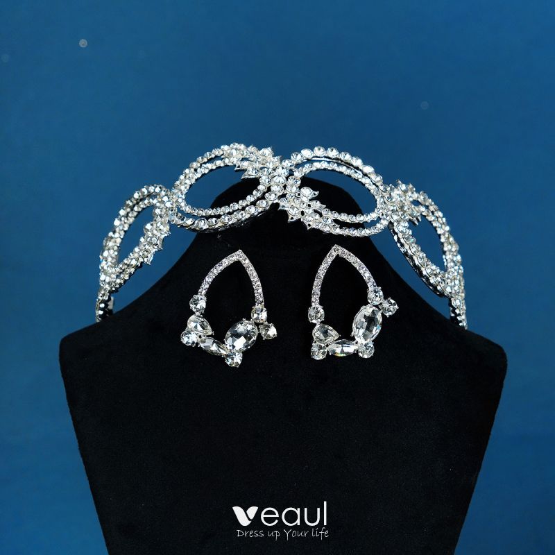 Chic Beautiful Silver Rhinestone Alloy Bridal Hair Accessories 2023 Chic Beautiful Silver Rhinestone Alloy Bridal Hair Accessories 2023