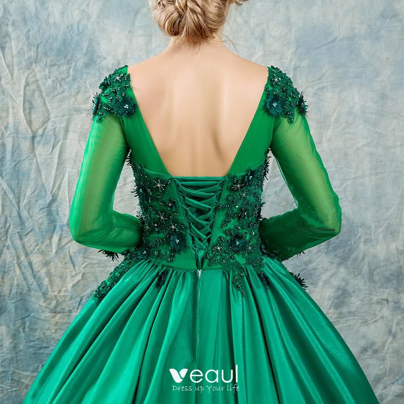 Beautiful green prom dresses