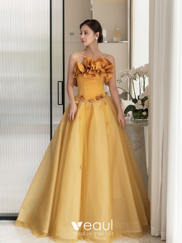 Yellow Prom Dresses and Gowns