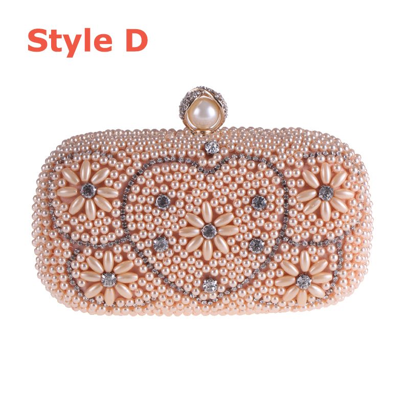 Gold Bridal Clutch Purse Bag Luxury Wedding