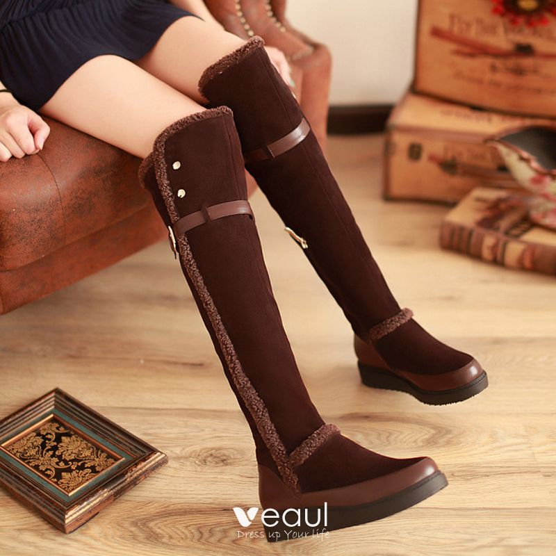 Shoes High Boots Winter Boots Bass Winter Boots brown casual look 