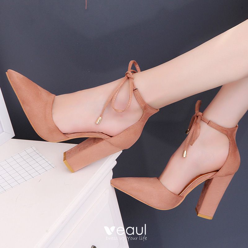 Affordable Nude Casual Womens Shoes 