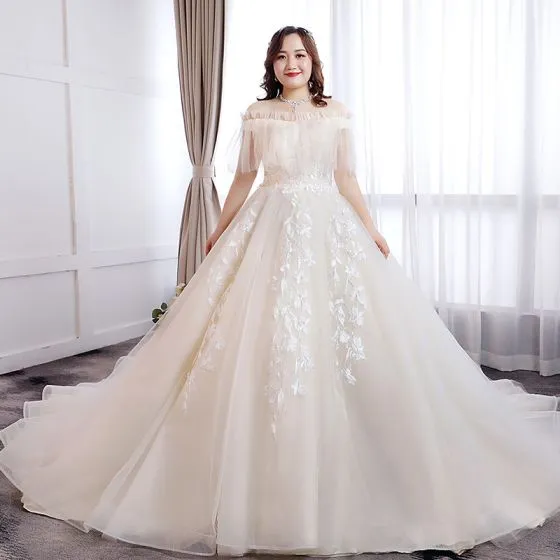 plus size wedding ball gowns