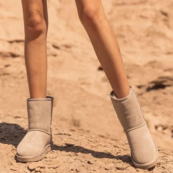mid calf snow boots