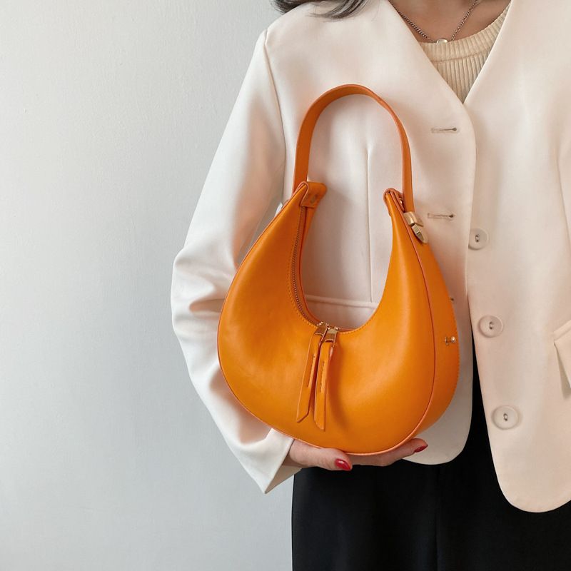 Small Shoulder Bag - Orange - Ladies