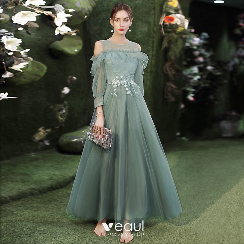 Affordable Sage Green Bridesmaid Dresses 2020 ALine