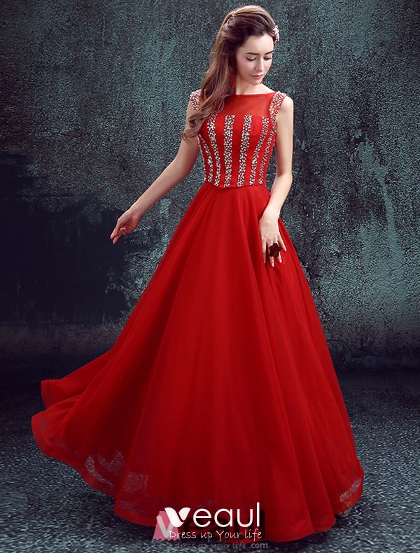 square neckline evening gown