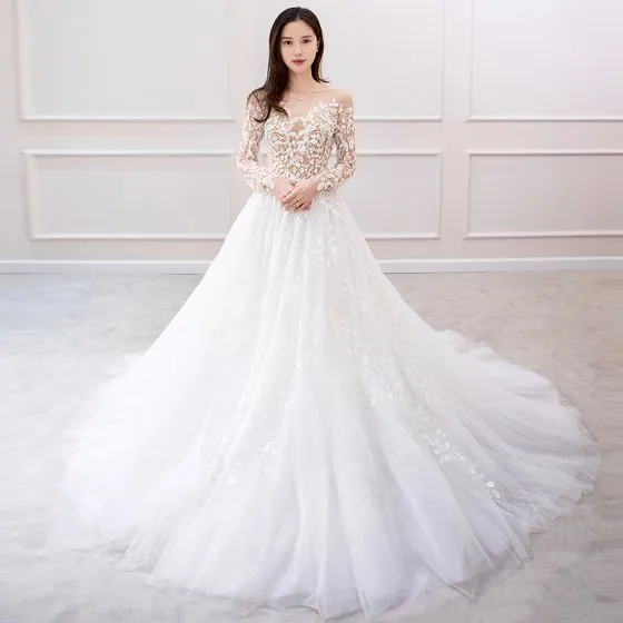 2019 wedding dresses with sleeves