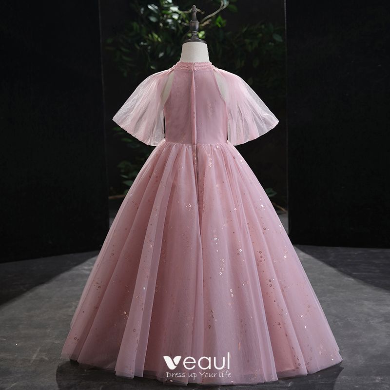 pink princess communion dresses