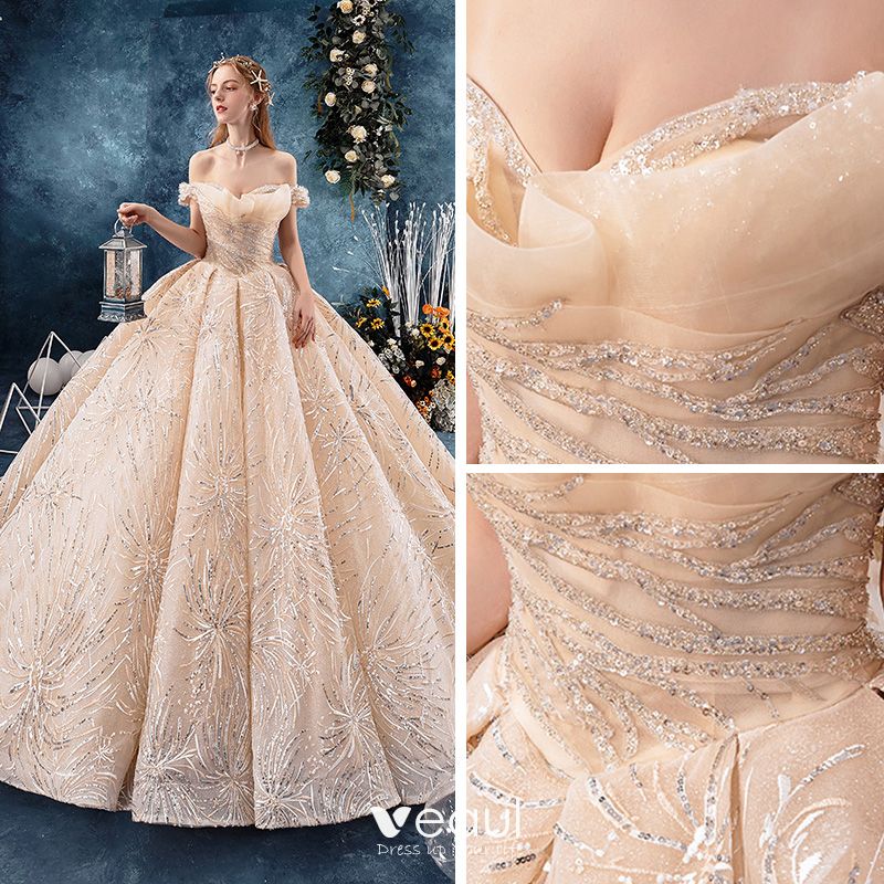 bling ball gown