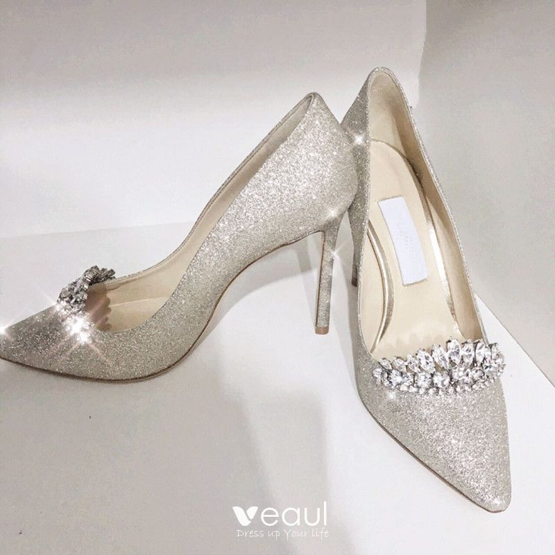 ivory sparkly shoes