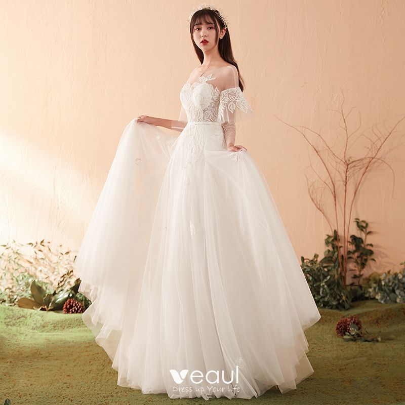 Vestidos de discount novia sencillos 2018