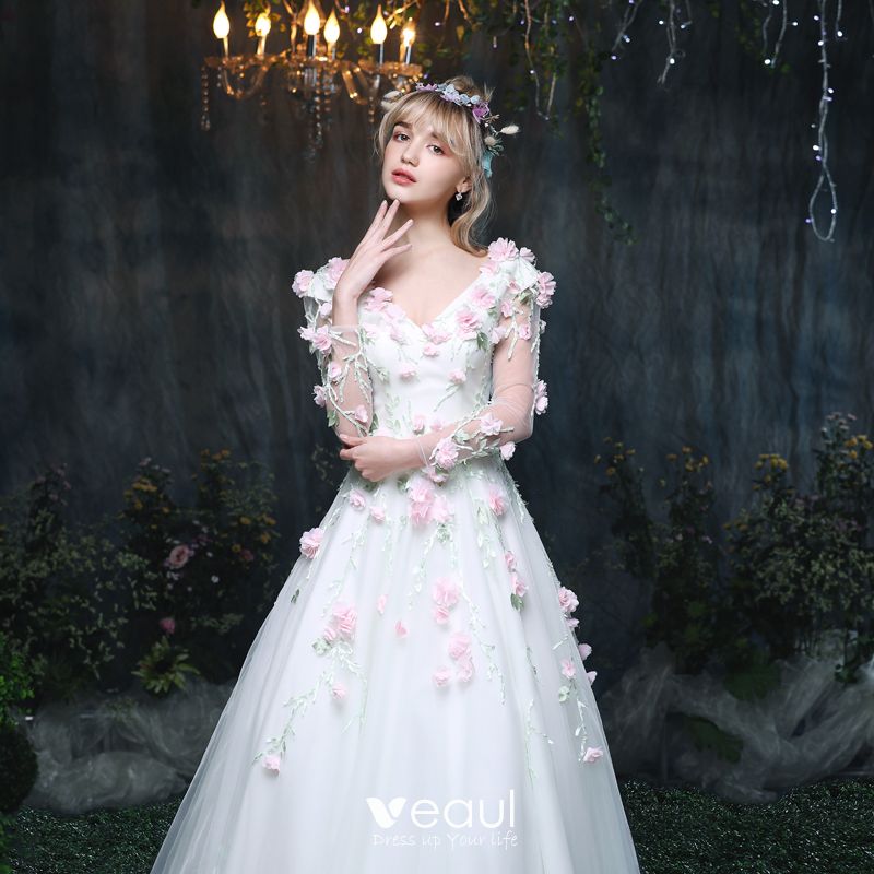 Amazing / Unique Outdoor / Garden Wedding Dresses 2017 Floor-Length