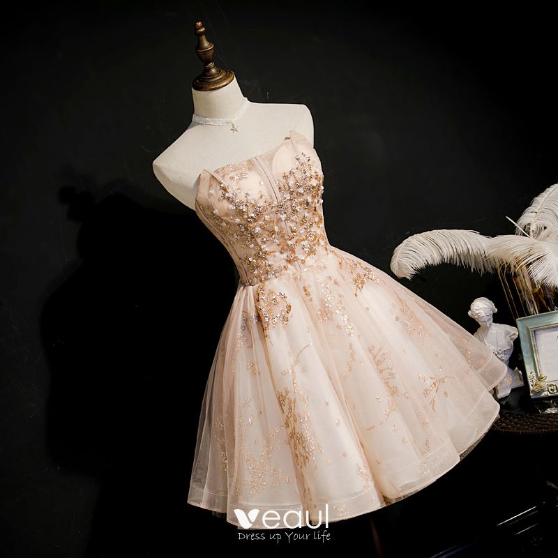 Beautiful Champagne Cocktail Dresses ...