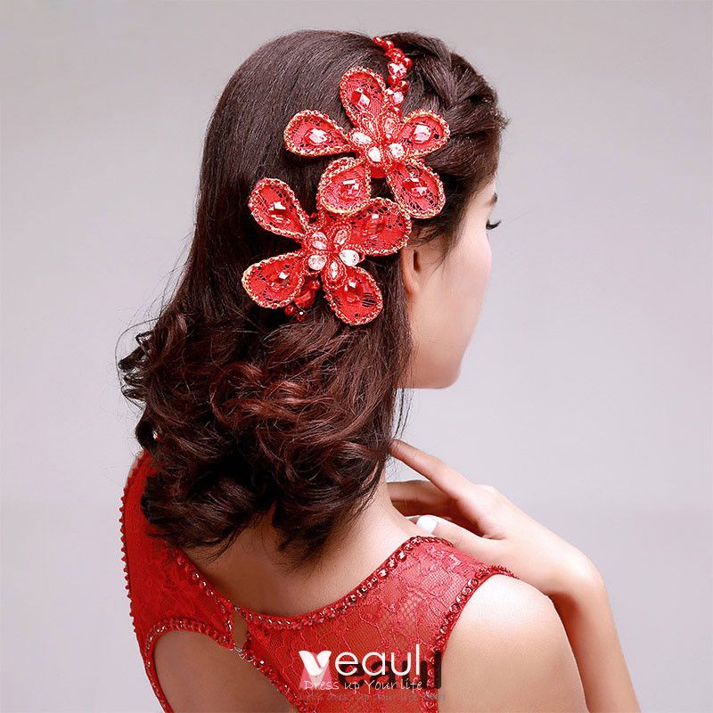 Classical Lace Flower Pearl Bridal Headdress / Head Flower / Wedding Hair  Accessories / Wedding Jewelry