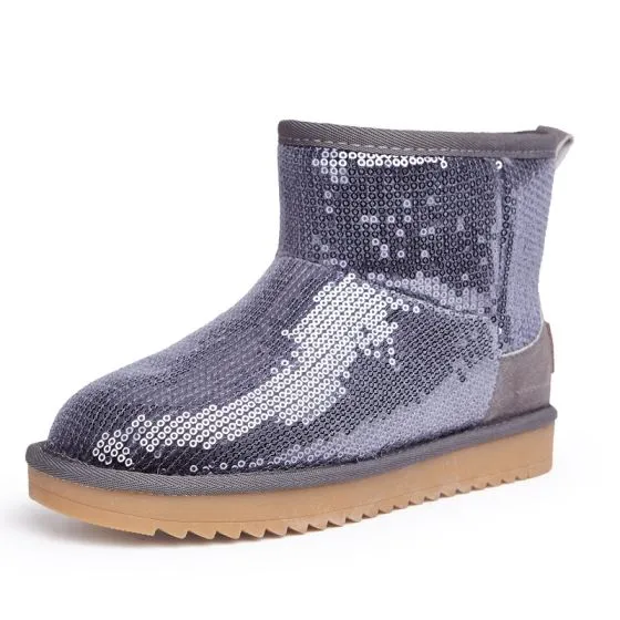 sparkly snow boots