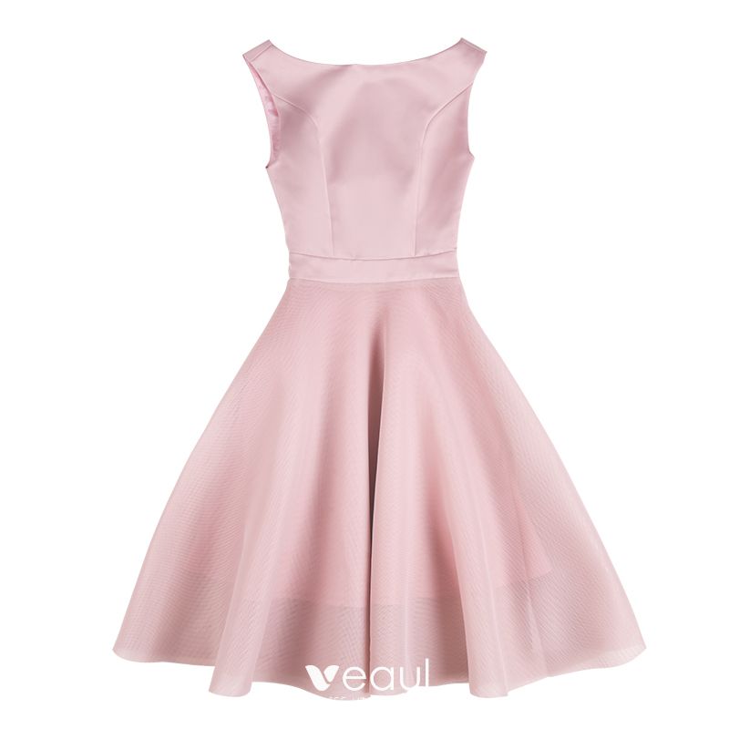 Modern / Fashion Blushing Pink Homecoming Graduation Dresses 2018 A ...