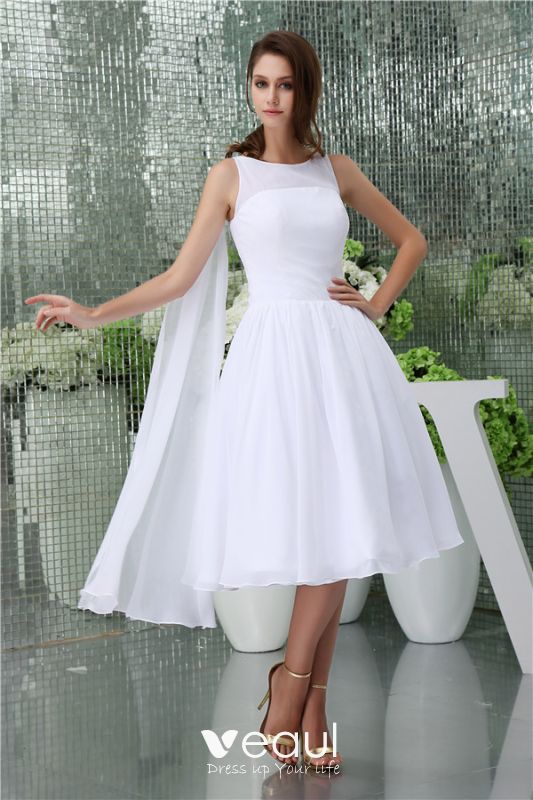 short bride dress