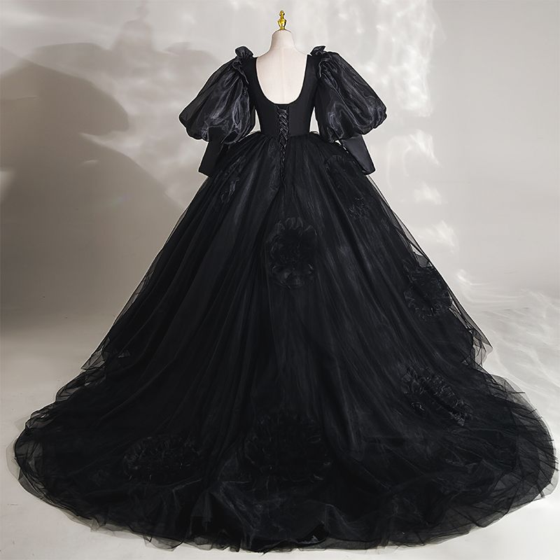 Audrey Hepburn Style Black Evening Party Evening Dresses 2023 Ball Gown ...