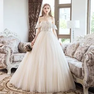 Cheap A-Line Wedding Dresses, Princess Bridal Gowns | Veaul