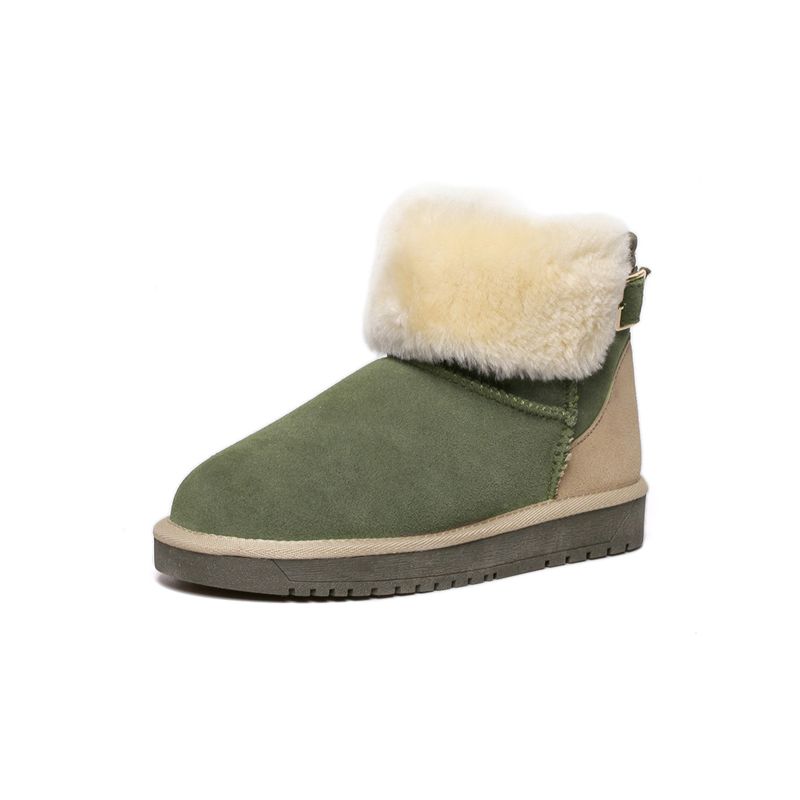 Women's Fashion Army Green Ankle Winter 