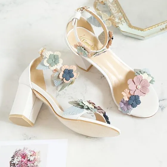 flower high heels