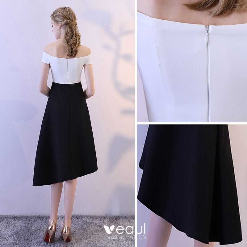 black and white dress for graduation