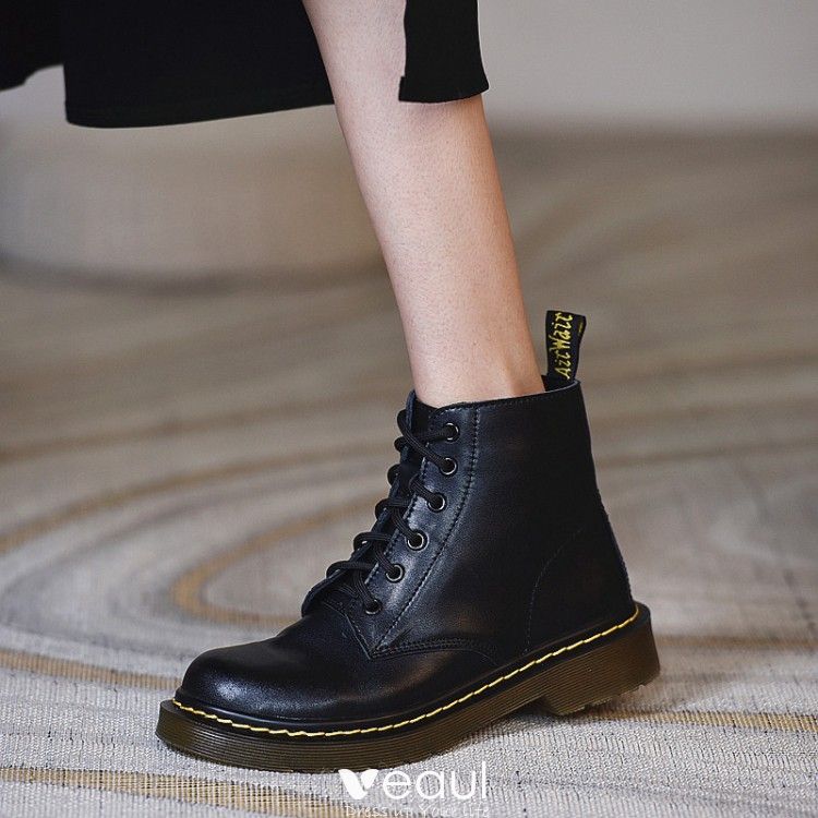 flat leather womens boots
