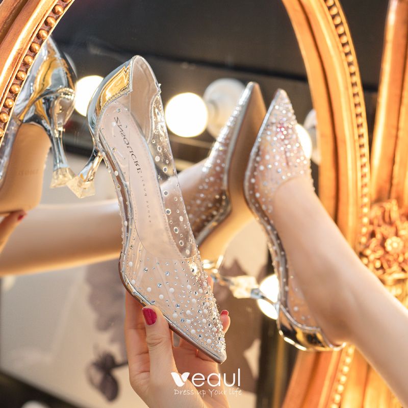 Women's Transparent Wedding Shoes