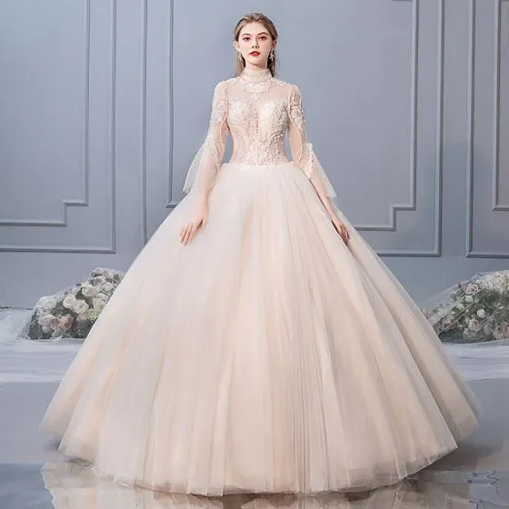 elegant wedding dresses long sleeve