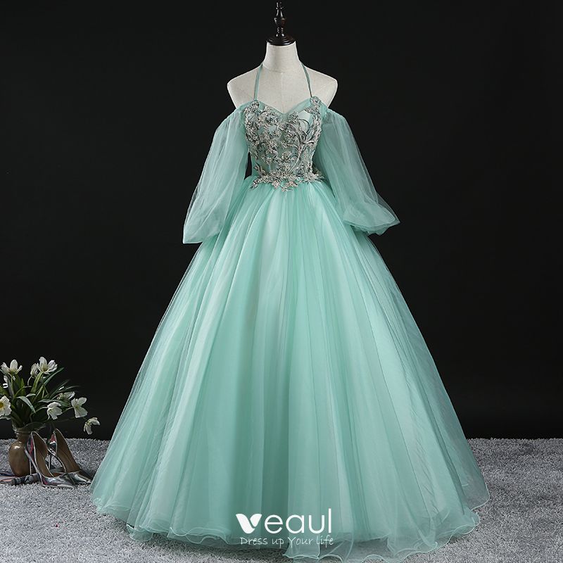 Mint Gown Clearance, 56% OFF | www ...