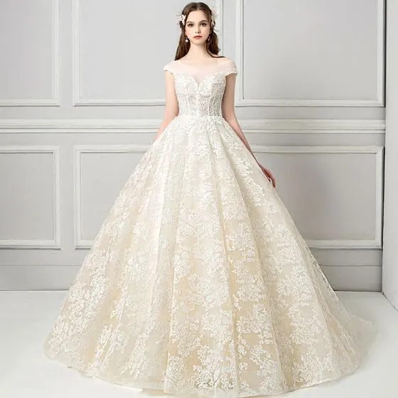 Lace Wedding Dresses 2018 Ball Gown