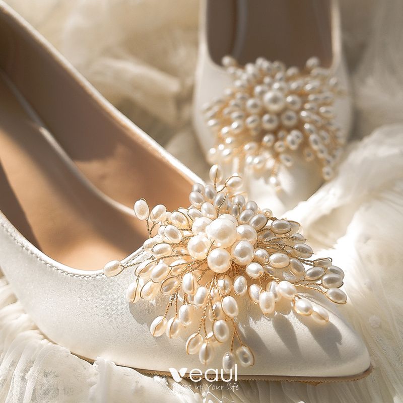 pearl bridal shoes