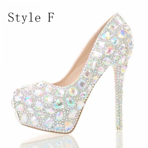 black high heels with sparkles
