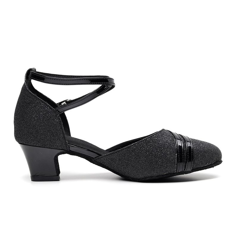 black bling shoes