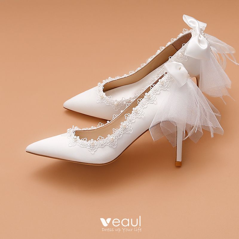 Elegant Ivory Wedding Shoes 2020 