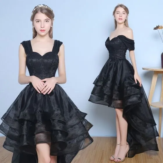 Chic / Beautiful Formal Dresses 2017 Cocktail Dresses Black A-Line ...