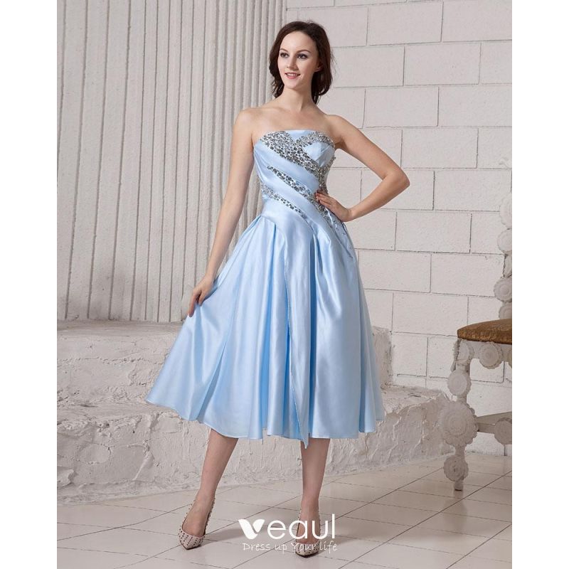 elastic satin dress