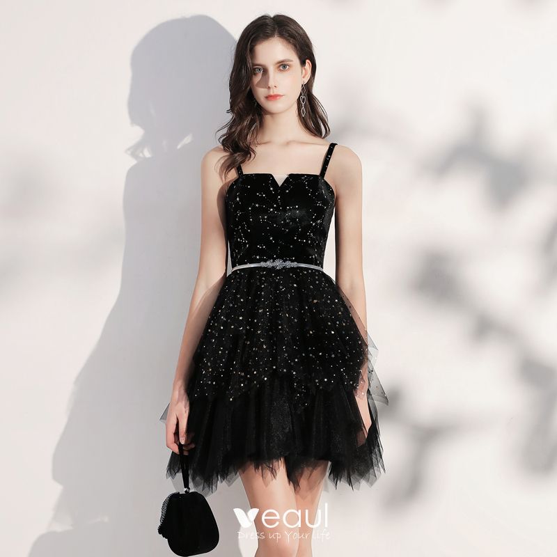 elegant short black dresses