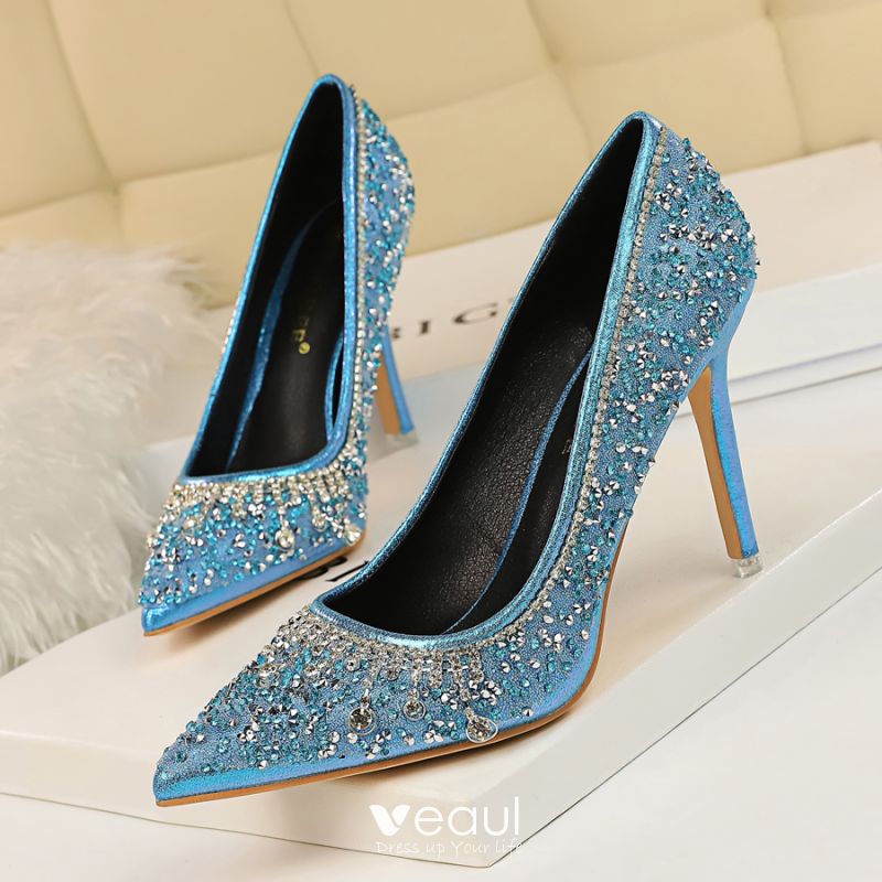 gold rhinestone wedding shoes