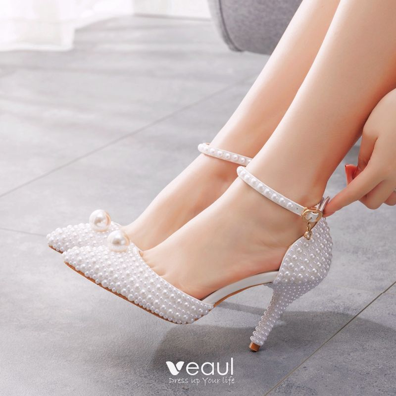 2023 Sexy Women Low 7.5cm 9.5cm High Heels Sandals Wedding