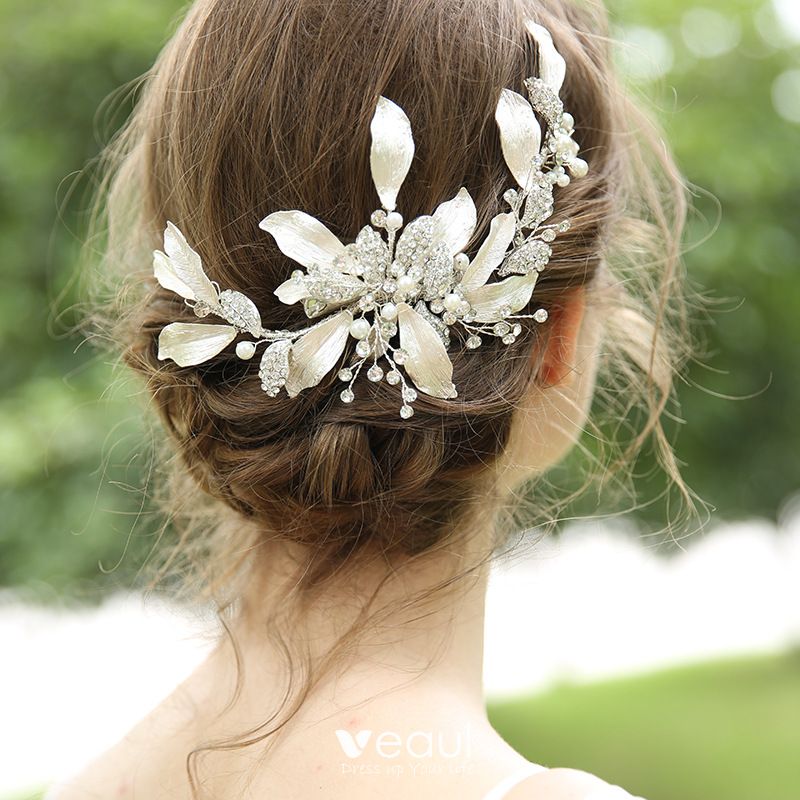 floral hair pieces for weddings