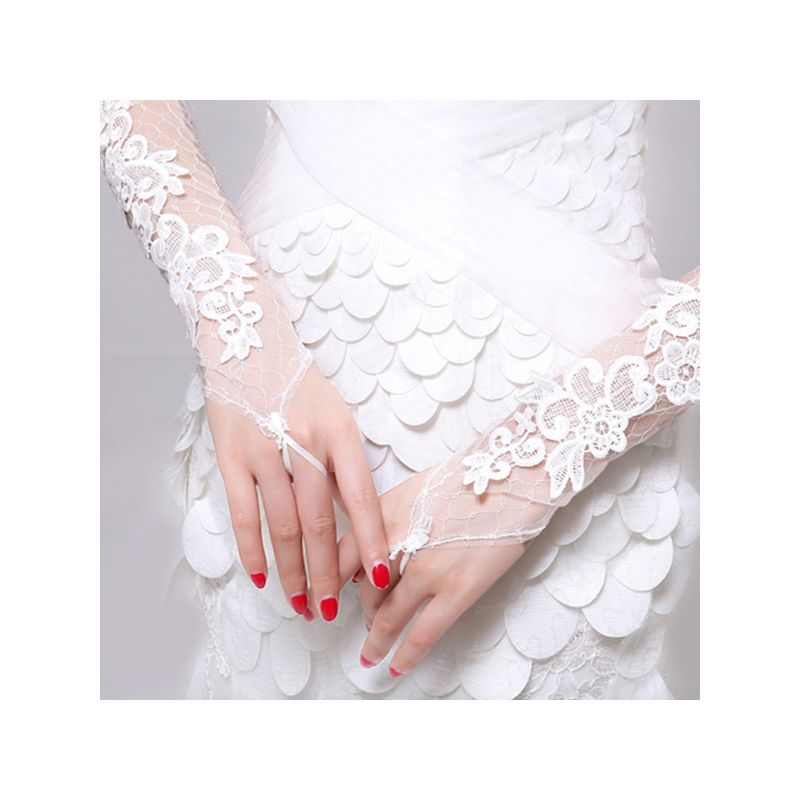 lace wedding gloves fingerless