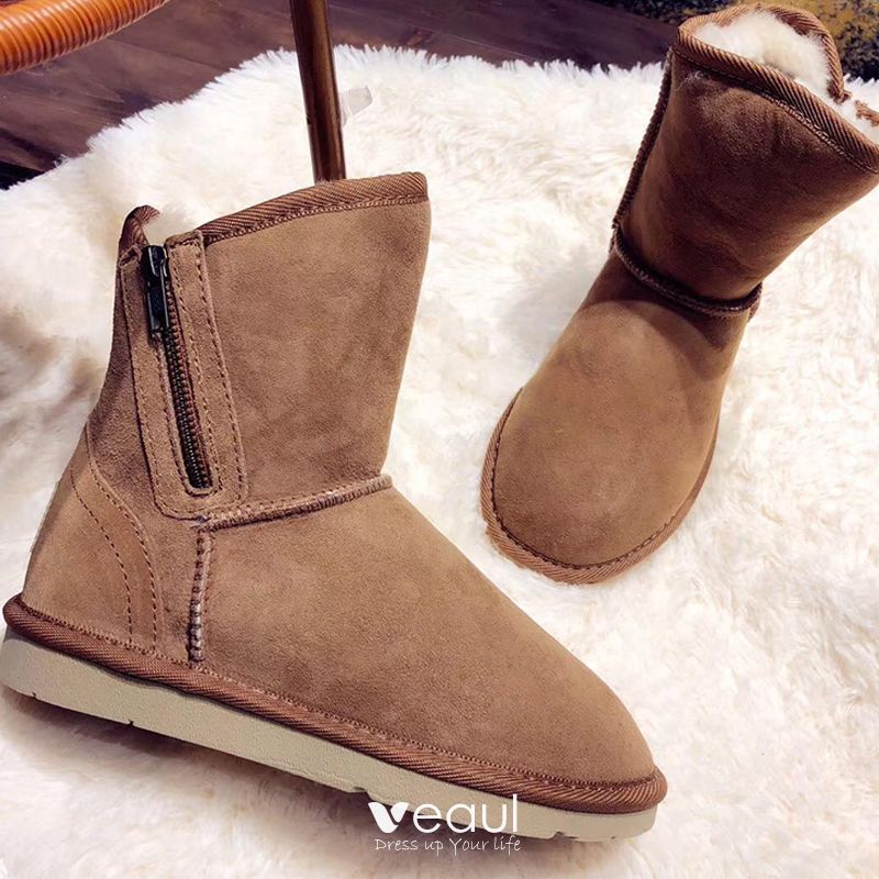 winter suede boots