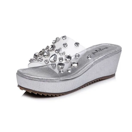 sparkly womens slippers