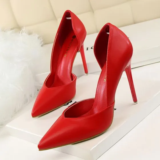 Chic / Beautiful Candy Pink Evening Party High Heels 2020 10 cm ...