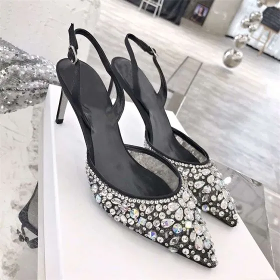 Chic / Beautiful Black Casual Womens Shoes 2019 Leather Sequins ...