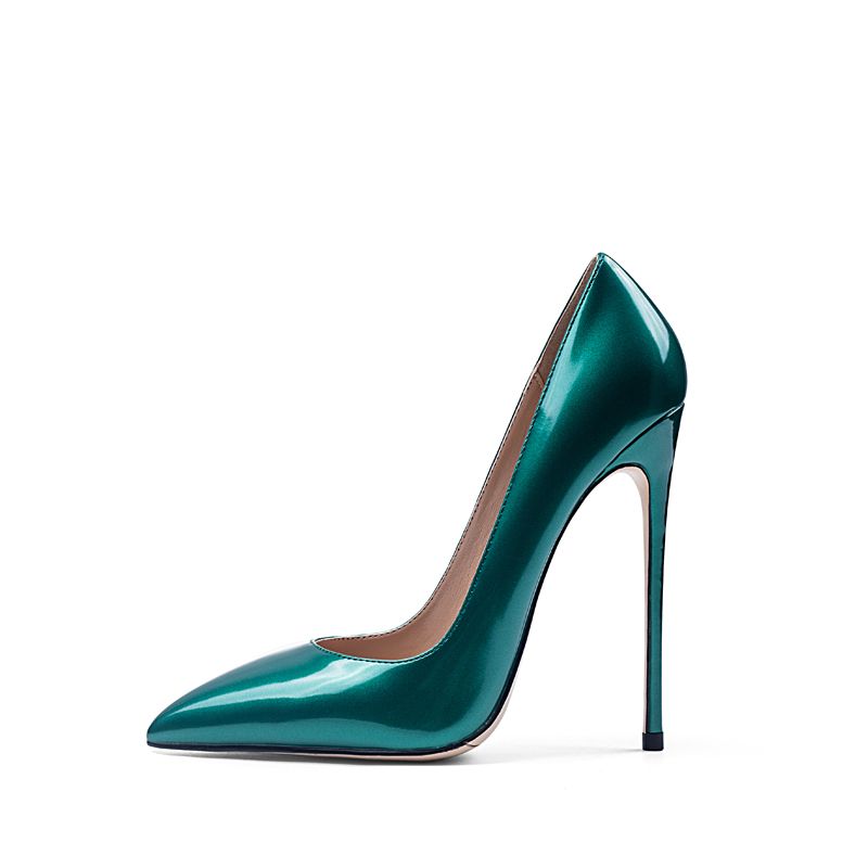 Chic / Beautiful Mint Green Evening Party Patent Leather Pumps 2020 10 ...