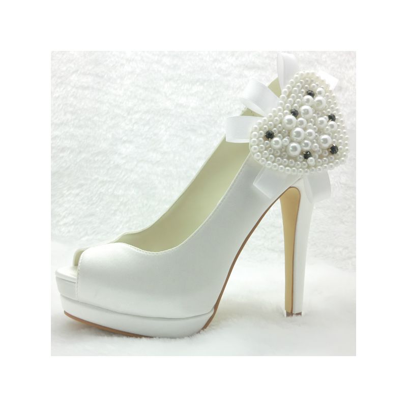 pearl high heel shoes