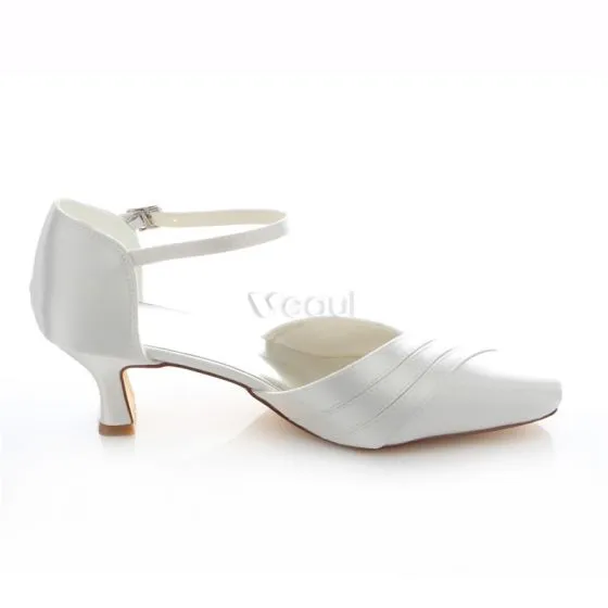 2 inch heels bridal shoes